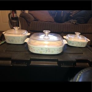 3 piece Corning Ware Cookware set